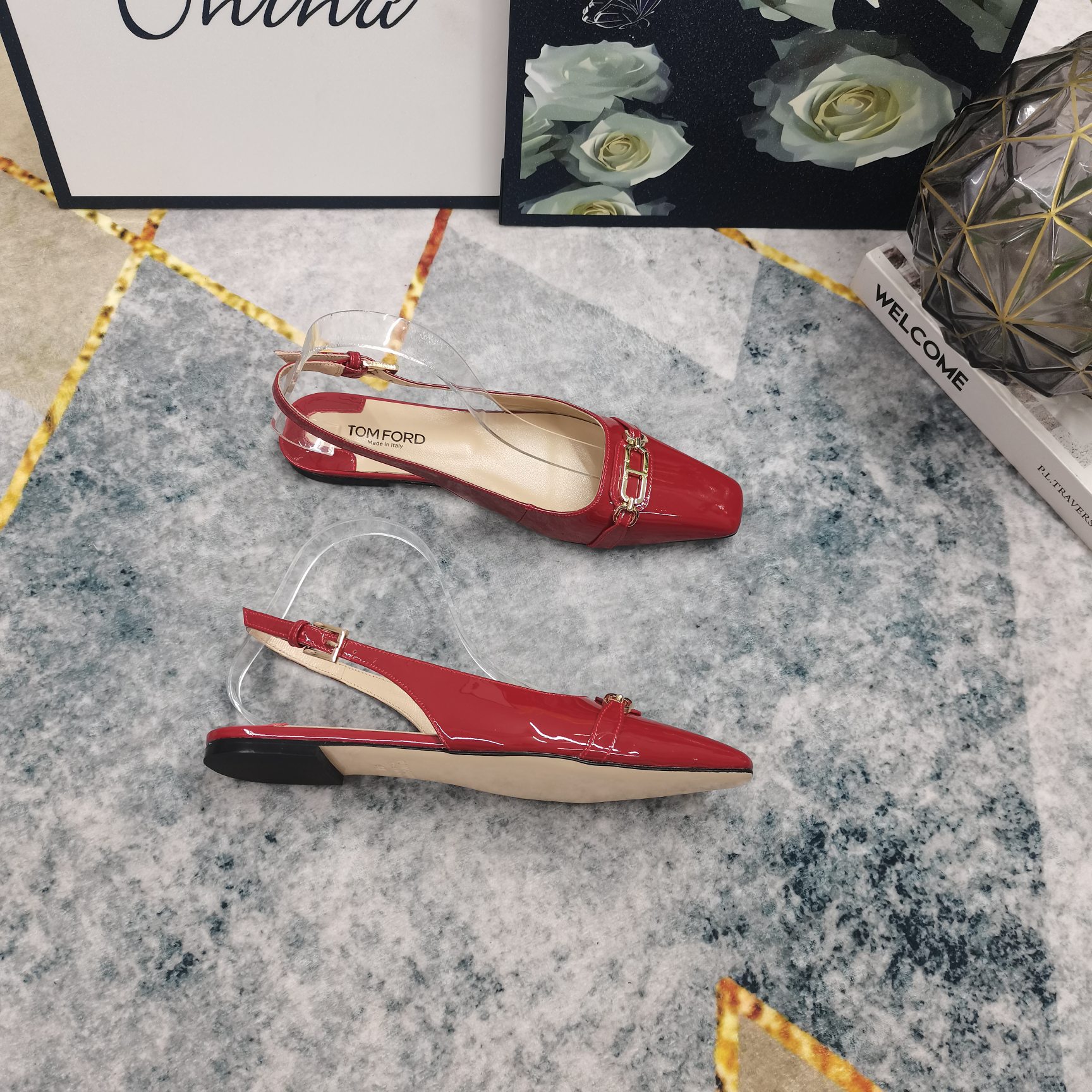 2025 TOM FORD Metal Button Shoes: Premium Italian Sheepskin, AAA Quality Soles - 图片 2