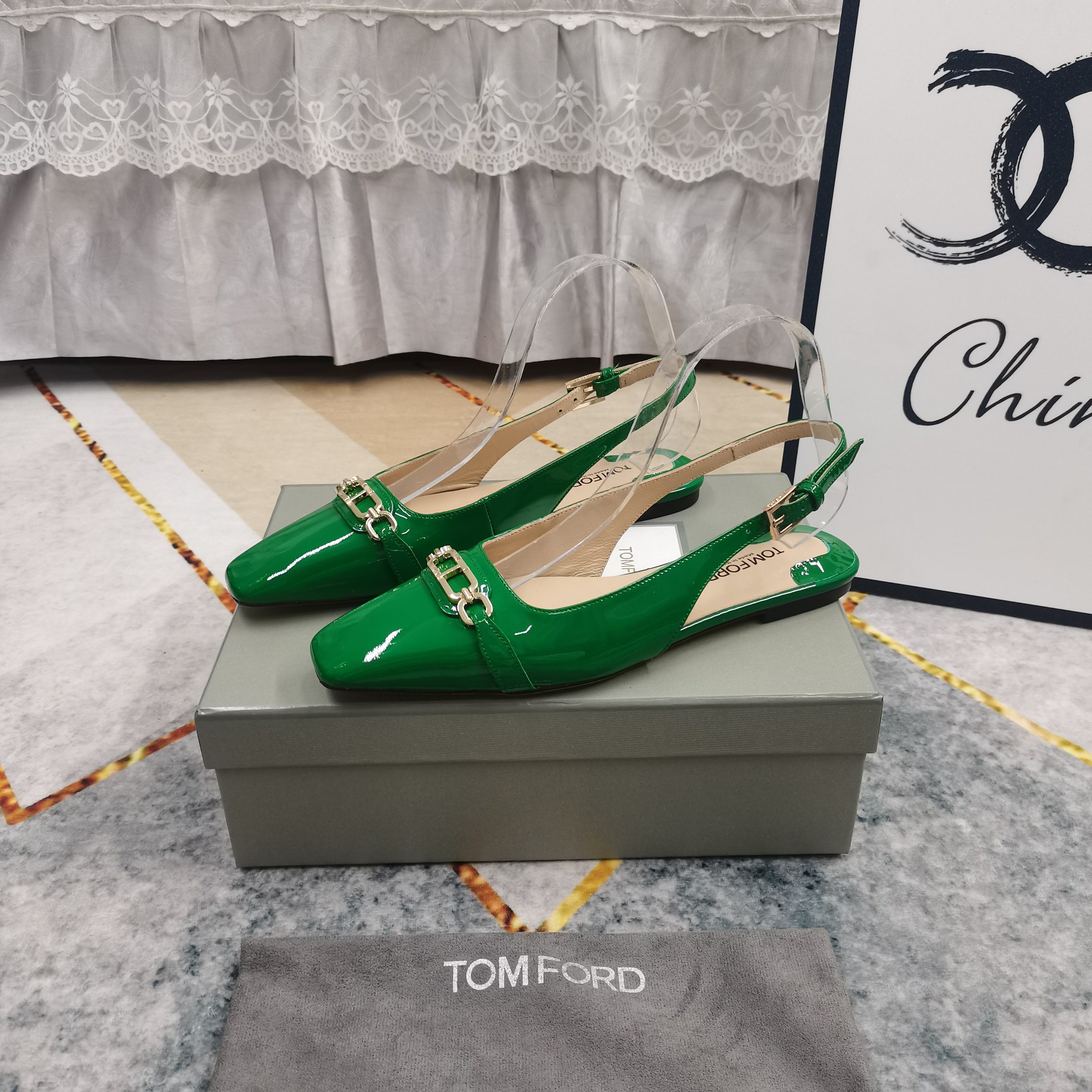 New TOM FORD Metal Button Shoes: Premium Italian Leather, Perfect Details - 图片 4