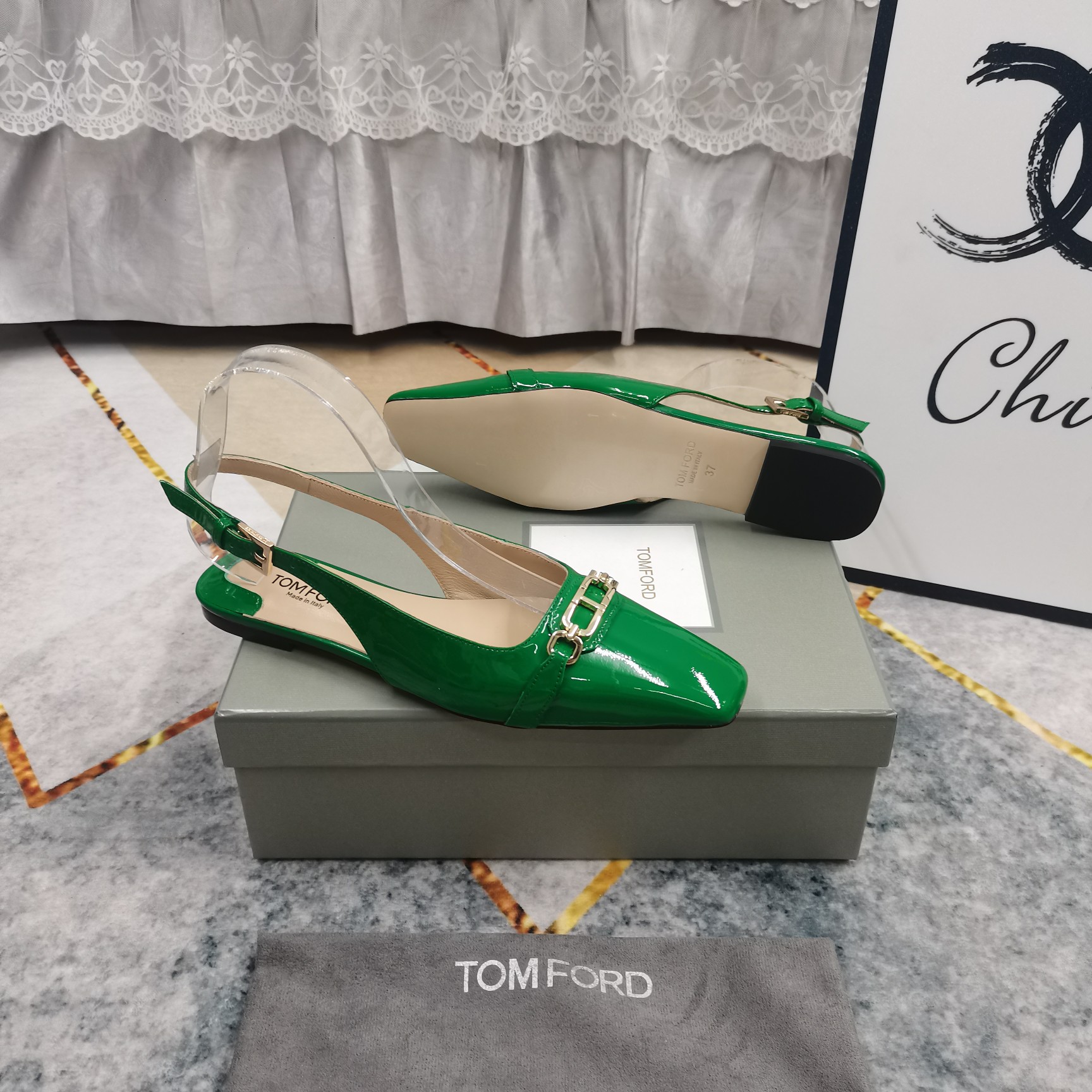 New TOM FORD Metal Button Shoes: Premium Italian Leather, Perfect Details - 图片 6