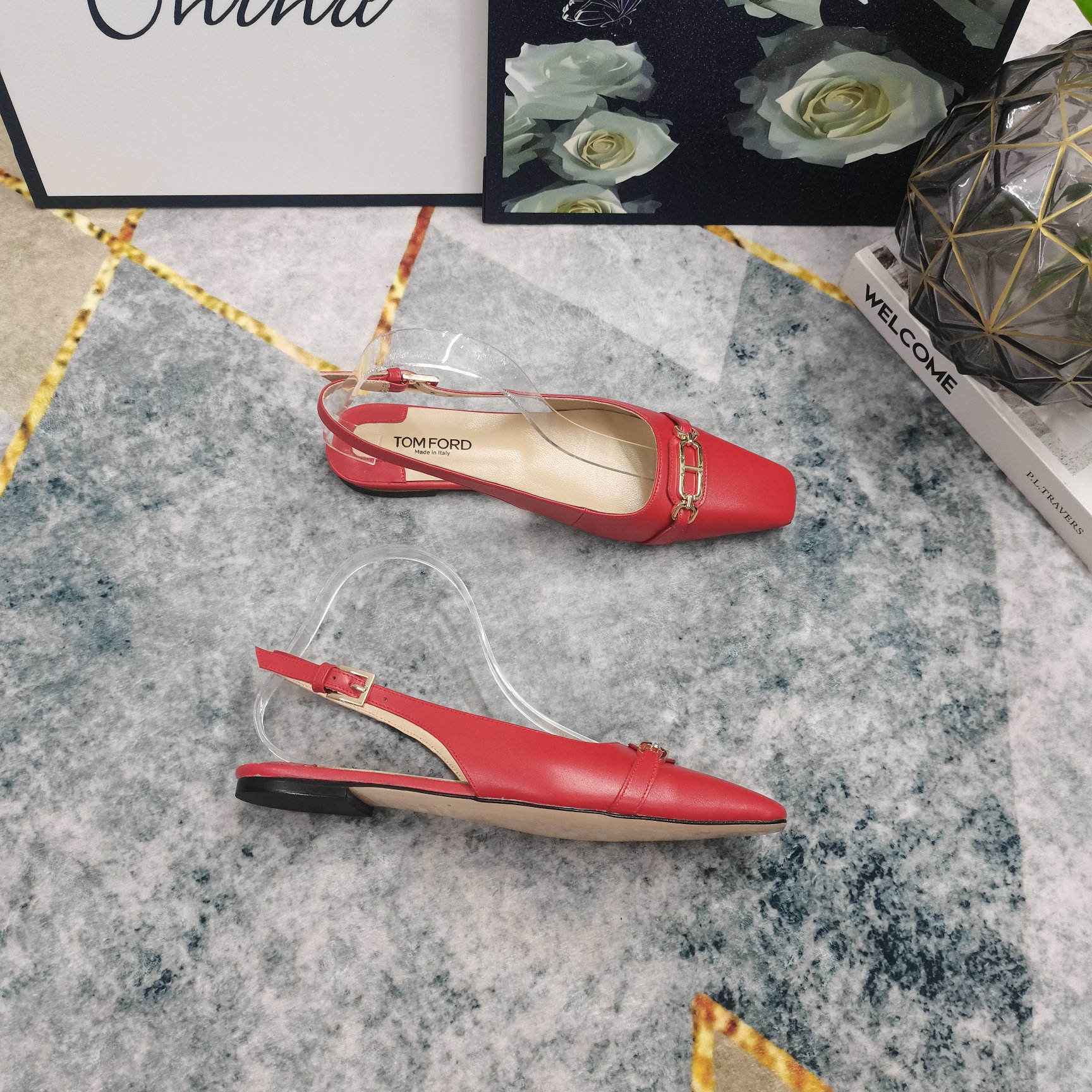2025 TOM FORD New Metal Button High-Run Shoes: Perfect Quality and Details - 图片 2