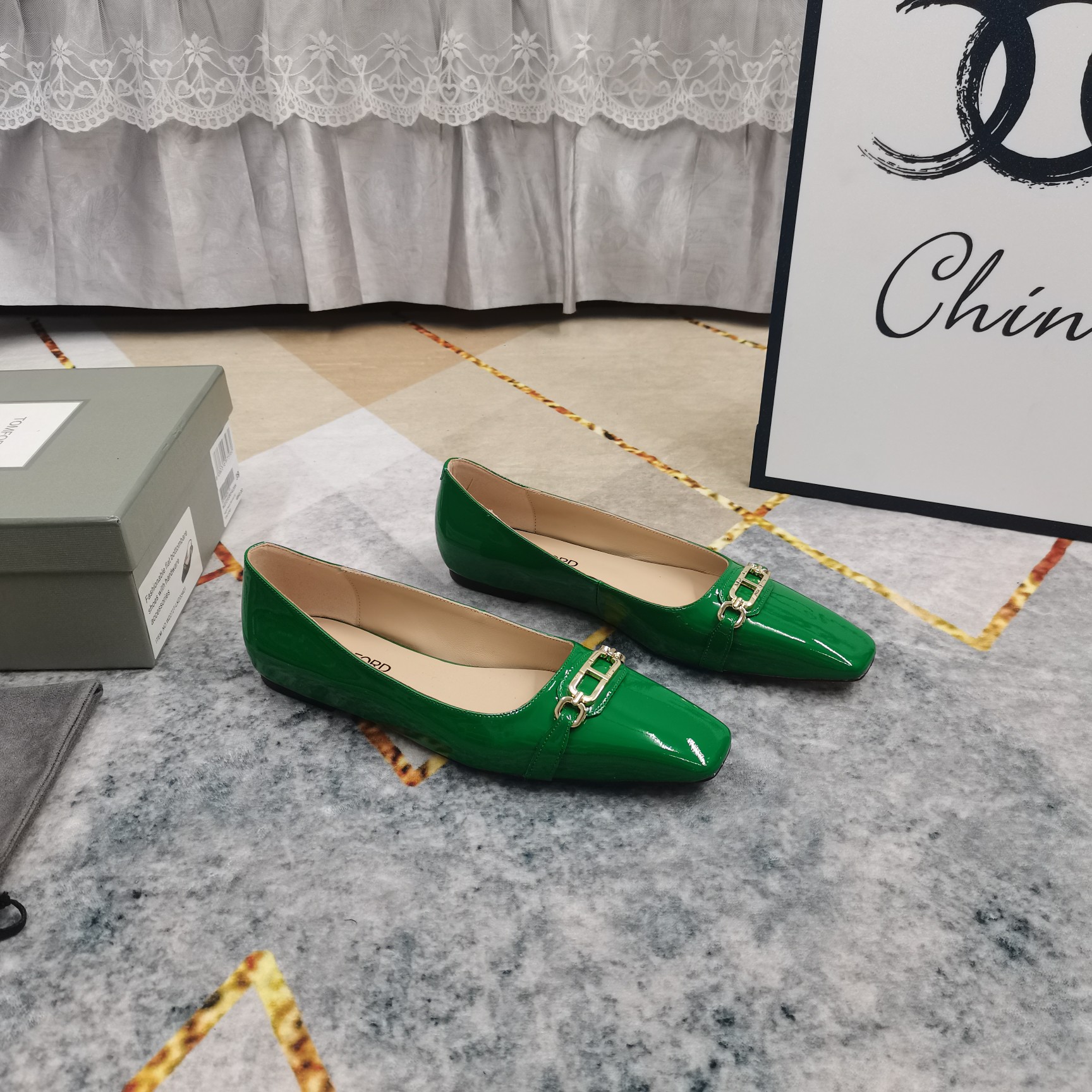 New TOM FORD Metal Button Shoes with AAA Italian Sheepskin: Perfect Details & Quality - 图片 1