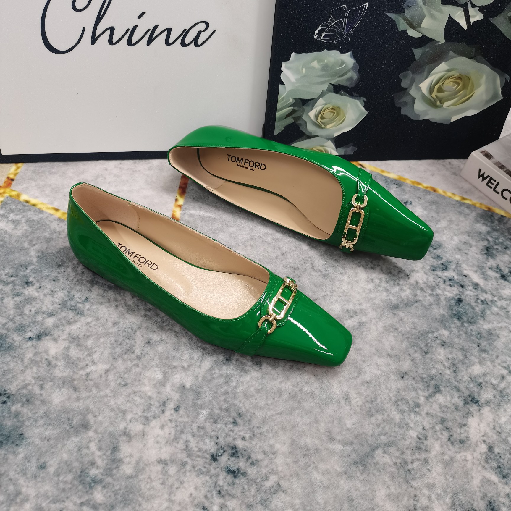 New TOM FORD Metal Button Shoes with AAA Italian Sheepskin: Perfect Details & Quality - 图片 4