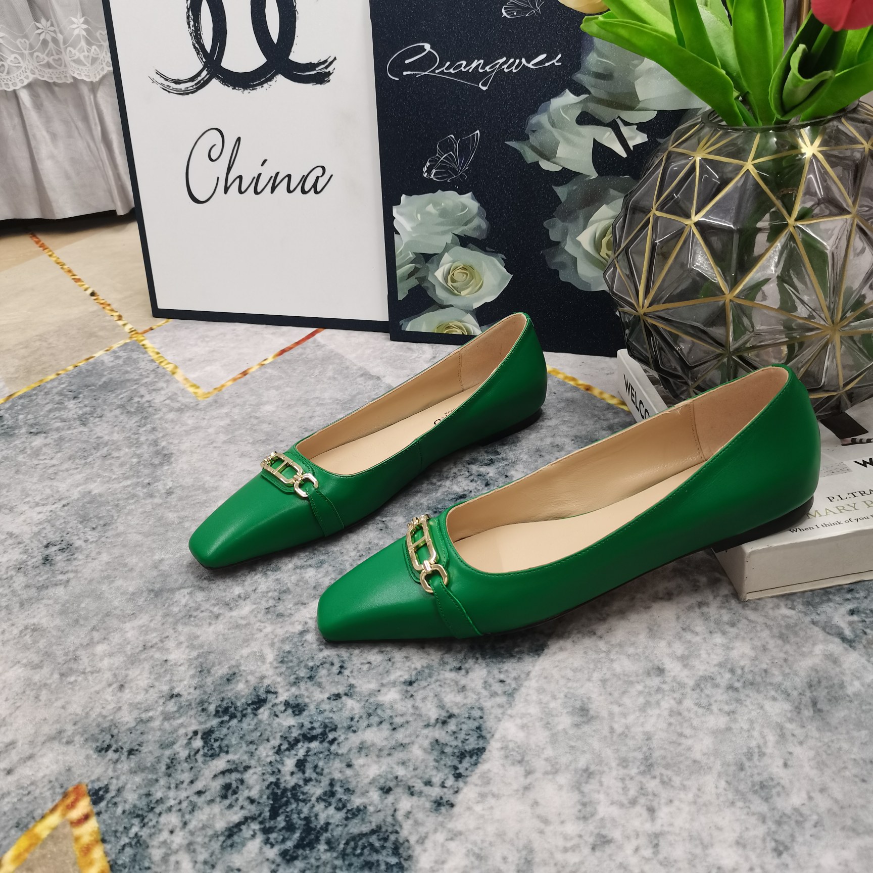 2025 New TOM FORD Metal Button Shoes with AAA Italian Sheepskin - 图片 3