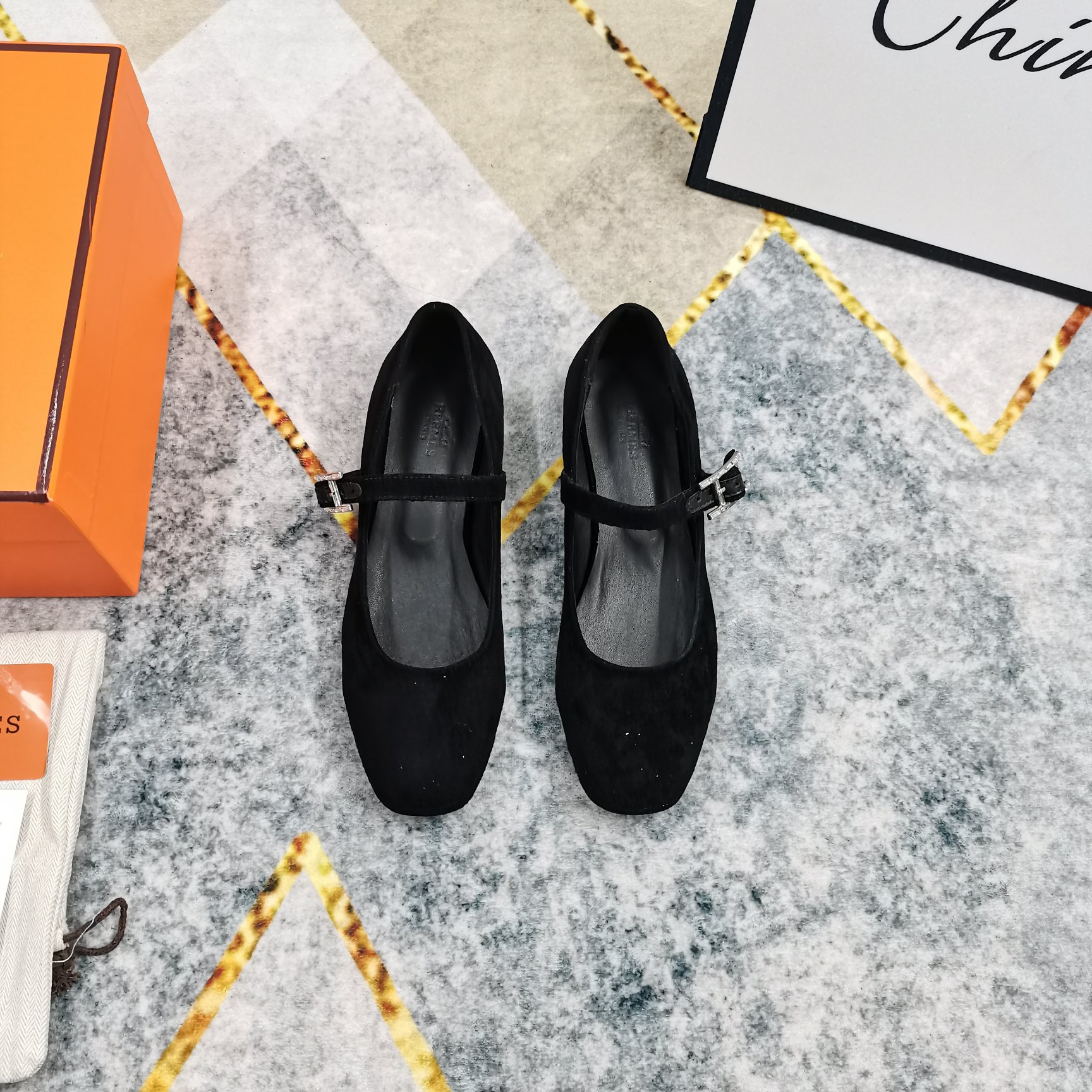 Hermes Mary Jane Ballet Flats - Comfortable Leather Shoes for Women 4 a1743509706962 8070