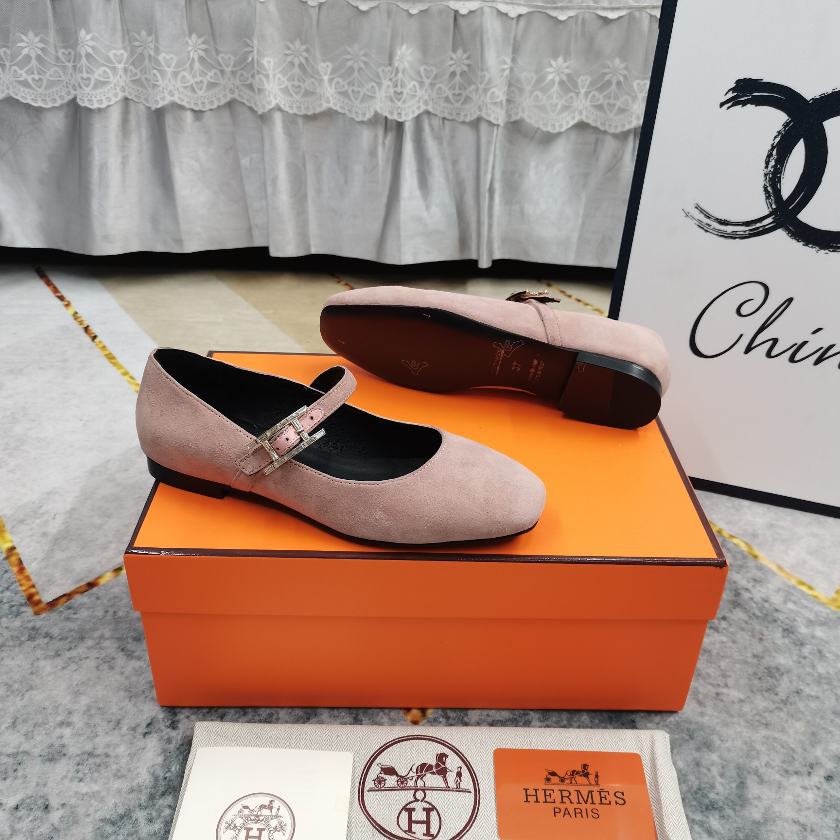 Hermes Mary Jane Shoes - Comfortable & Stylish Designer Flats for Women 8 a1743510215287 3002