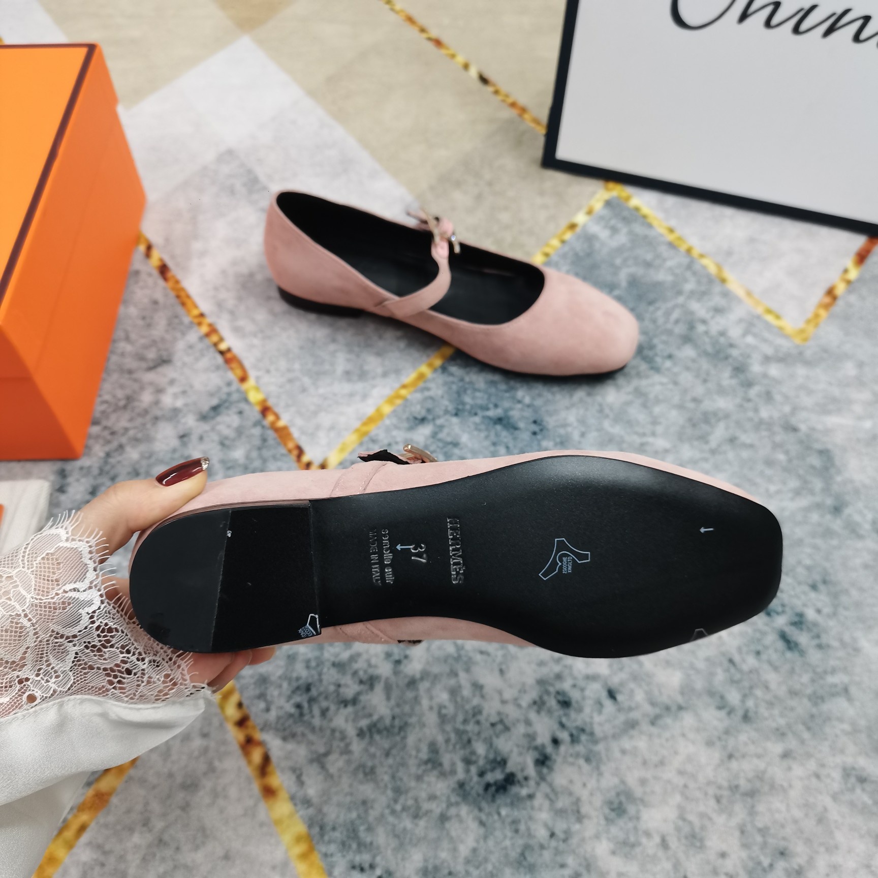 Hermes Mary Jane Shoes - Comfortable & Stylish Designer Flats for Women 10 a1743510244966 3628