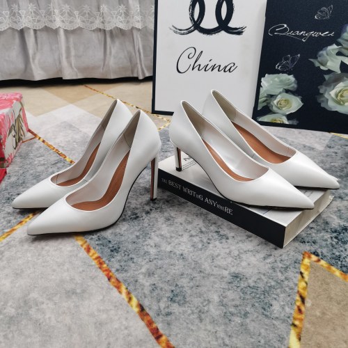 Elegant Leather Pointed-Toe High Heels - Multiple Colors Available 1 Elegant Leather Pointed-Toe High Heels - Multiple Colors Available