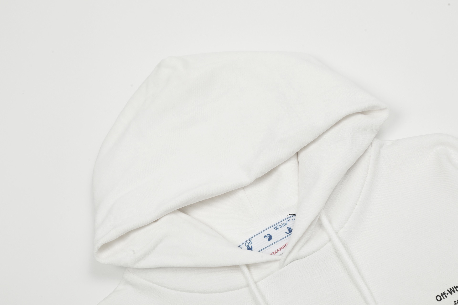 高版本OFF-WHITE C/O VIRGIL ABLOH 19ss莫奈油画箭头印花连帽卫衣