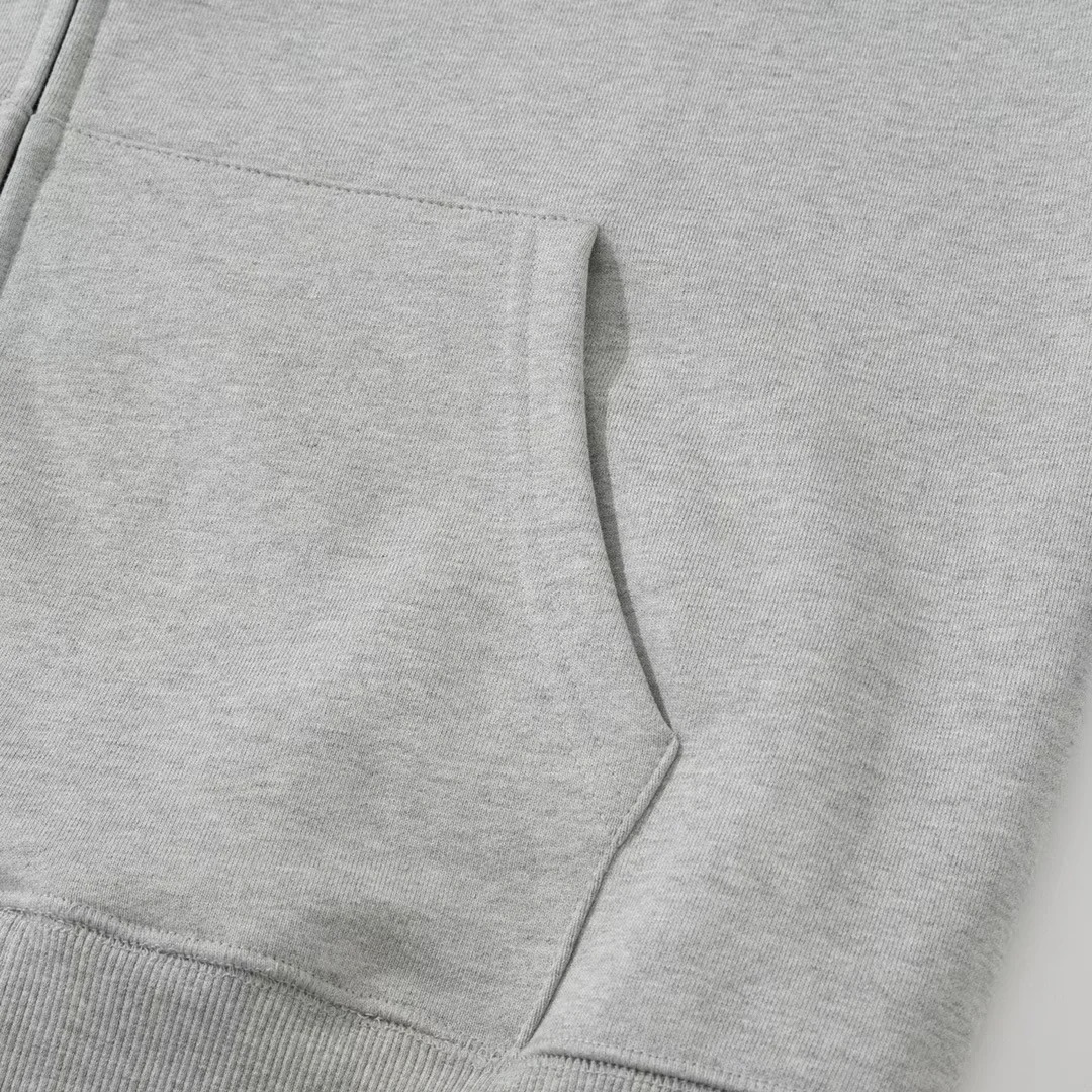 高版本Chrome Hearts 克罗心 皮标十字开衫连帽外套