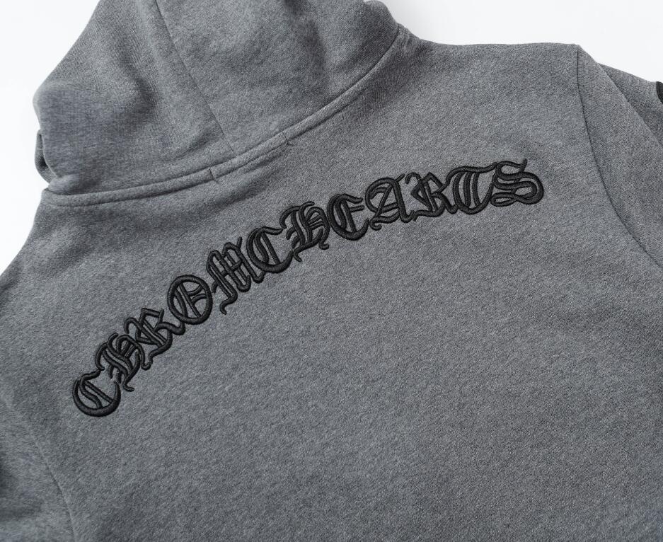 高版本Chrome hearts克罗心 刺绣梵文开衫拉链外套