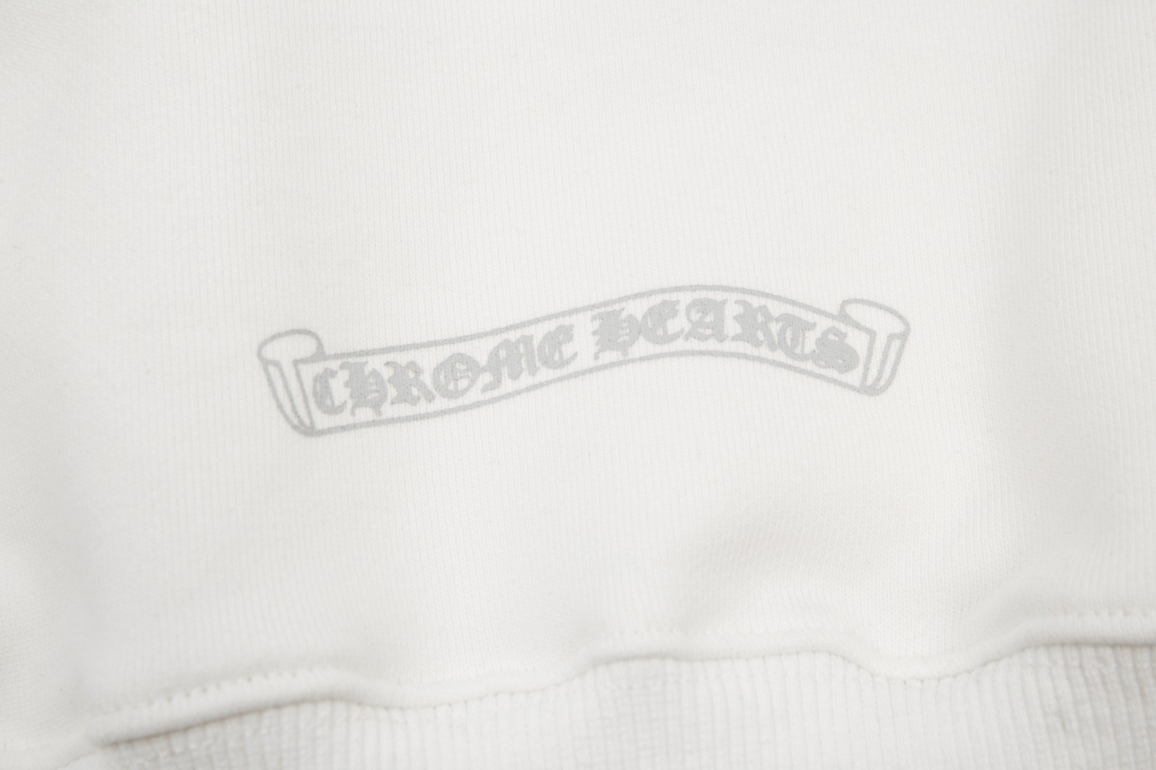 高版本Chrome hearts克罗心 重叠马蹄压胶印花卫衣
