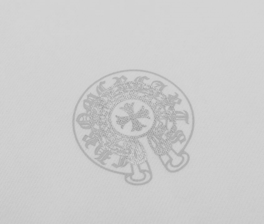 高版本Chrome hearts克罗心 重叠马蹄压胶印花卫衣