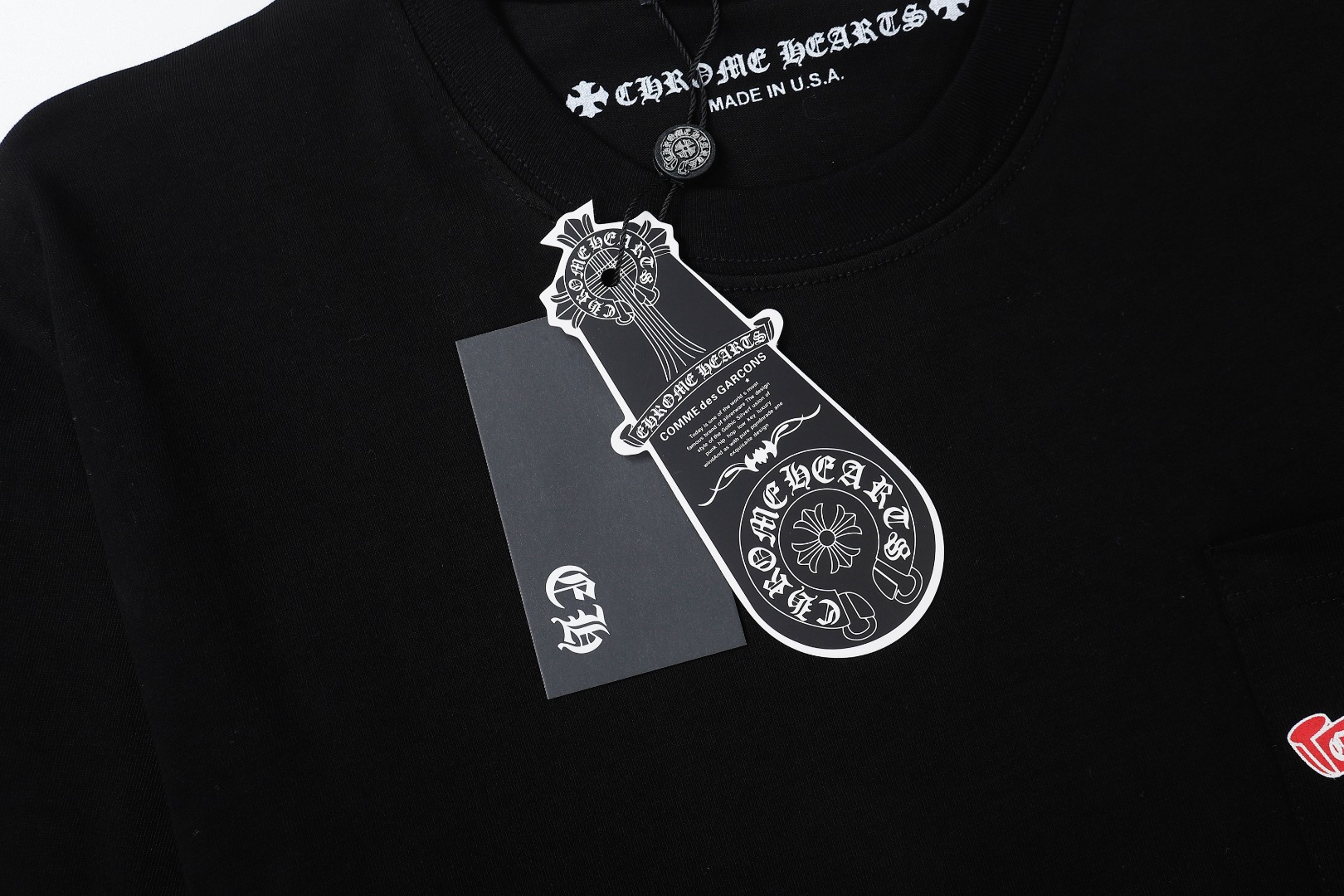 高版本Chrome Hearts克罗心 Mattyboy赛车主题印花短袖