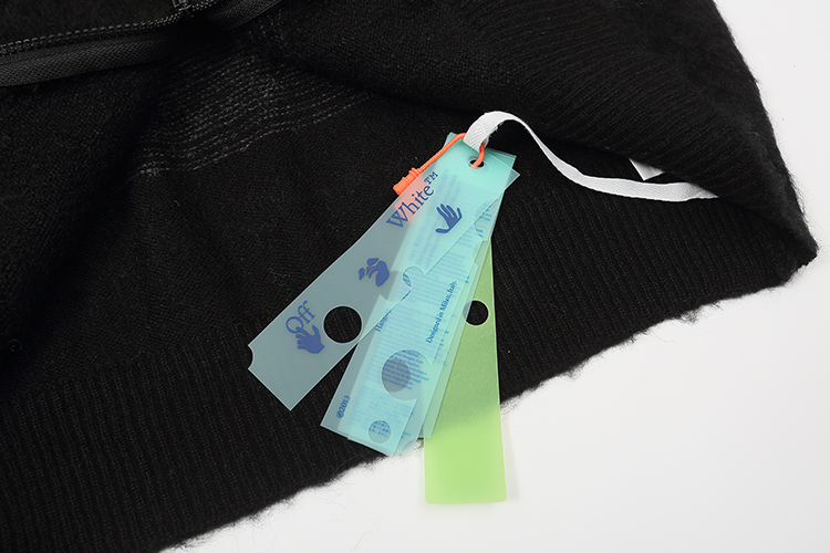 高版本OFF-WHITE 渐变箭头针织开衫毛衣外套