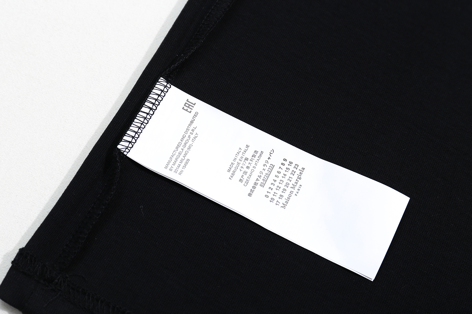 高版本MaisonMargiela/马吉拉 字母印花短袖