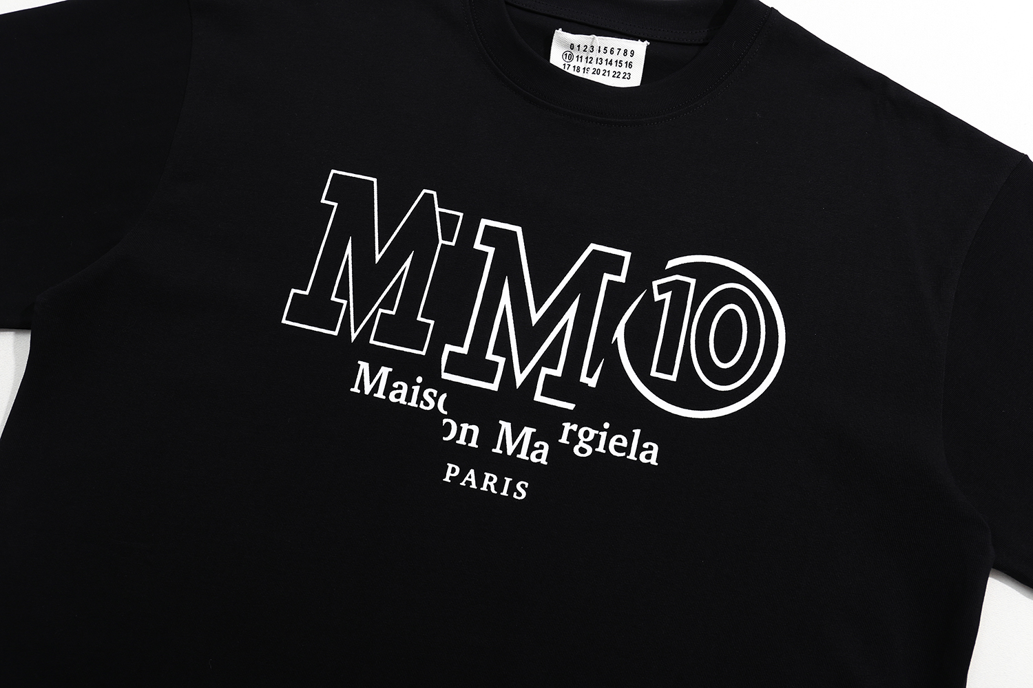 高版本MaisonMargiela/马吉拉 字母印花短袖