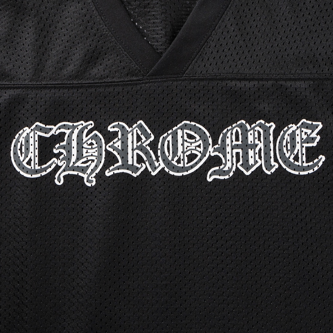 最高版本Chrome Hearts克罗心 梵文网眼冰球服短袖
