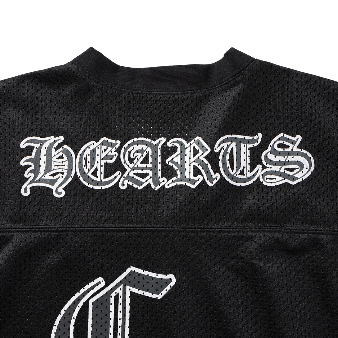 最高版本Chrome Hearts克罗心 梵文网眼冰球服短袖