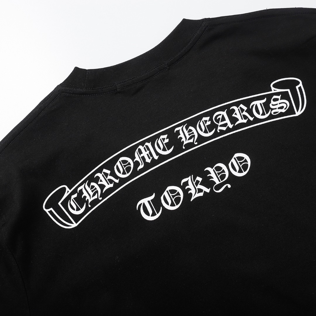 高版本Chrome Hearts克罗心 梵文印花短袖
