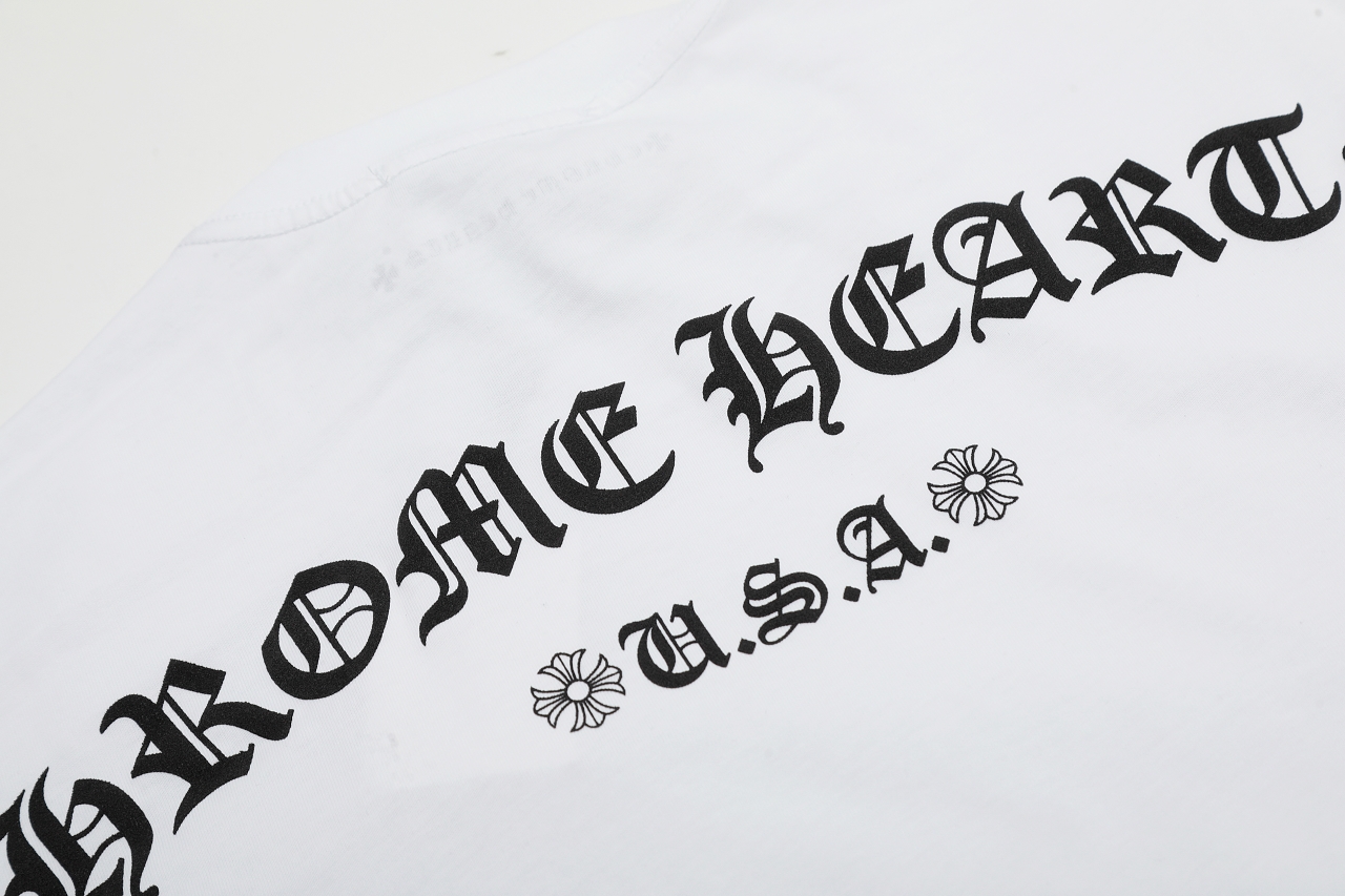 高版本Chrome Hearts克罗心 梵文印花短袖
