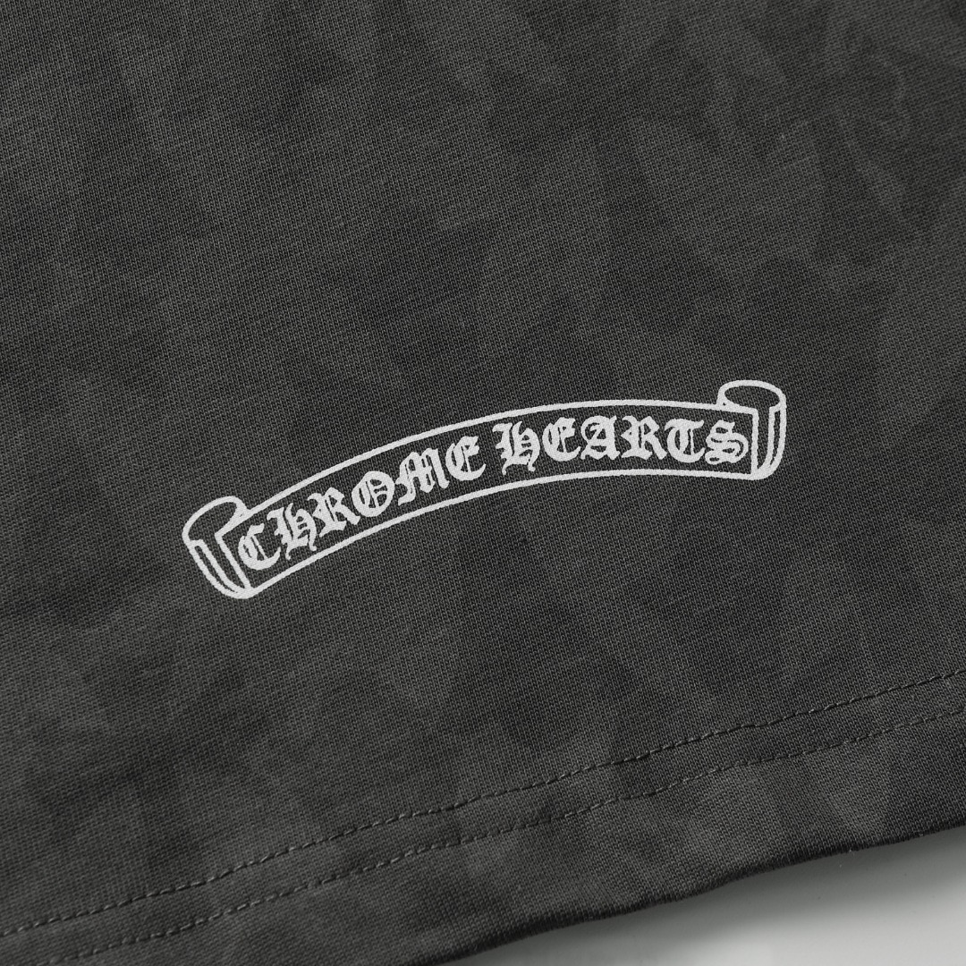 高版本Chrome Hearts克罗心 暗纹满印十字短袖
