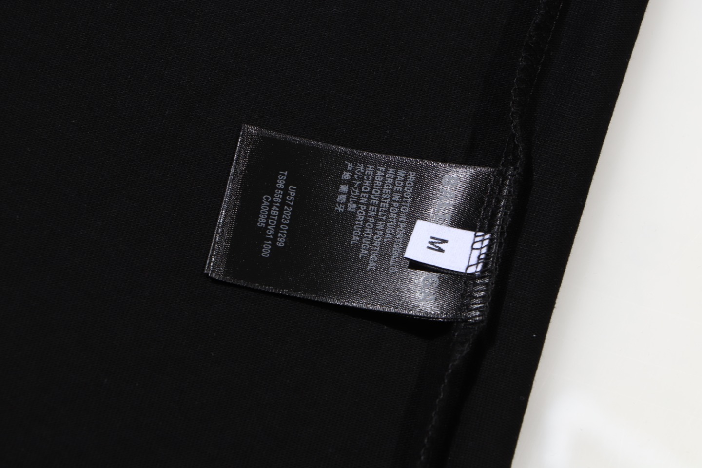 高版本BALENCIAGA/巴黎世家 重工刺绣字母短袖T恤 前后刺绣