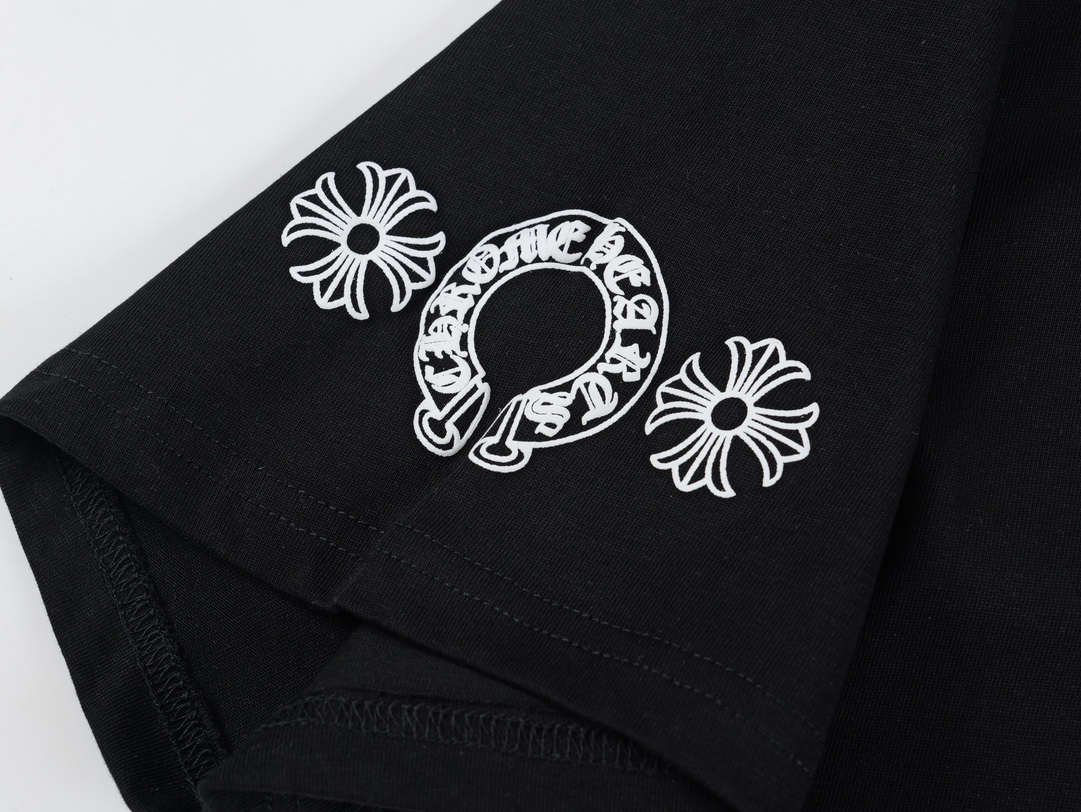 高版本Chrome Hearts 克罗心 经典元素logo印花短袖