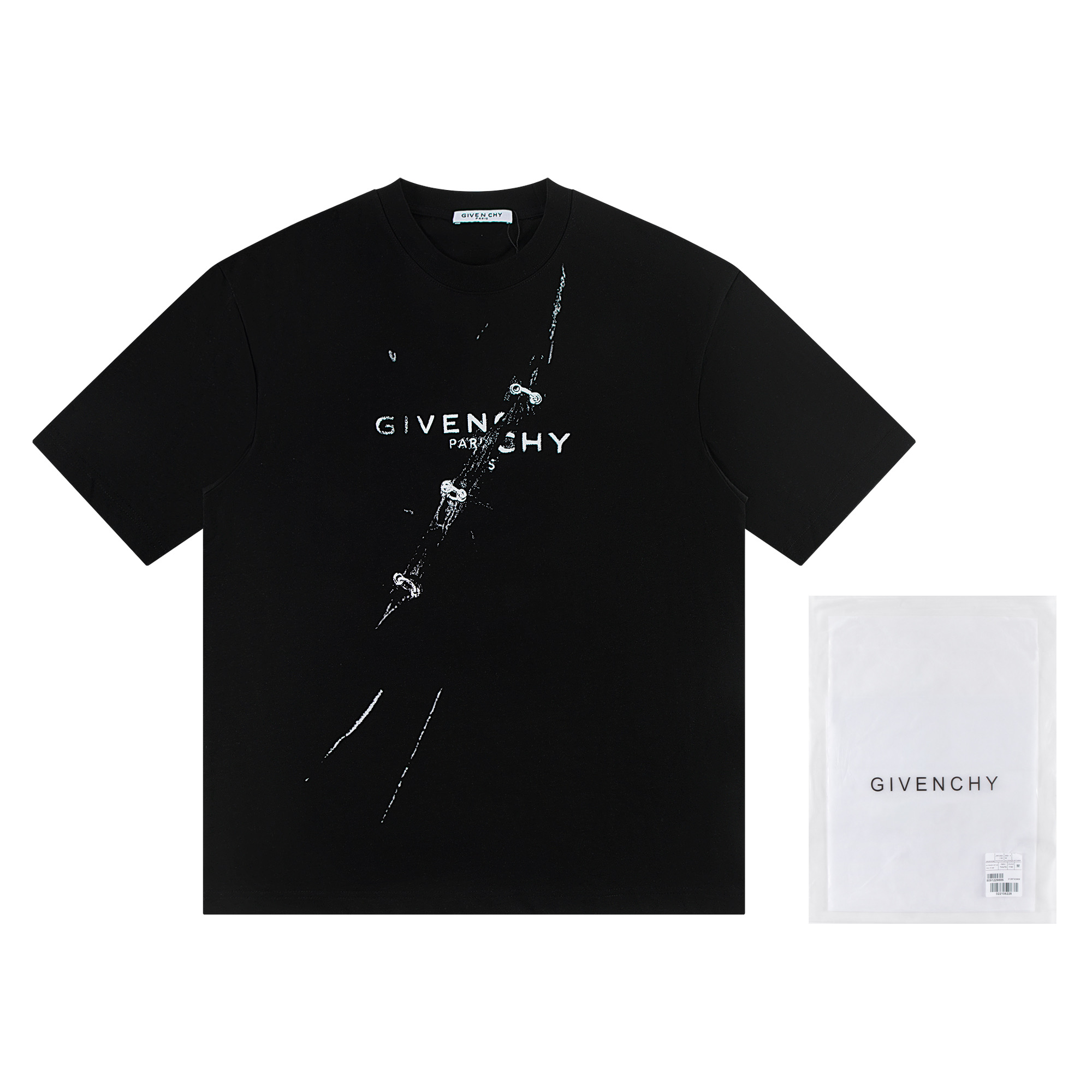 高版本Givenchy/纪梵希 错位字母印花短袖T恤