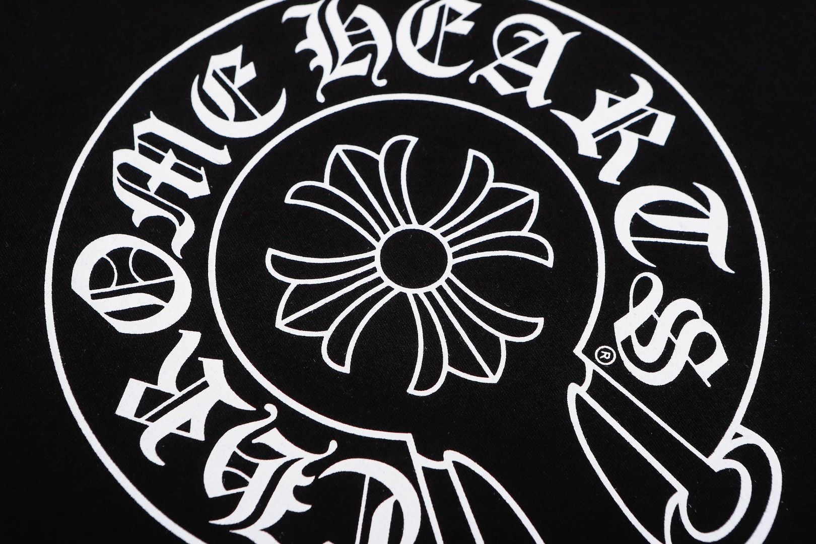 高版本Chrome Hearts 克罗心 梵文马蹄印花短袖