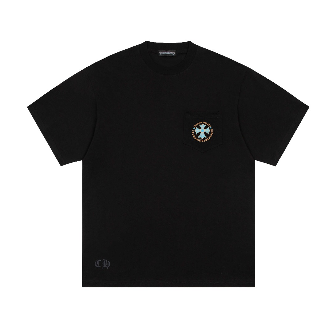 高版本Chrome Hearts 克罗心梵文十字印花短袖
