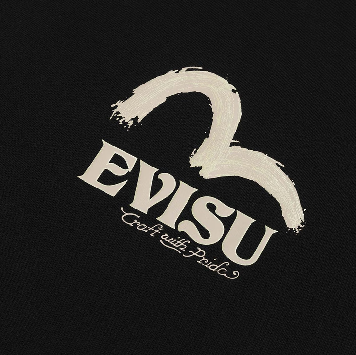 高版本Evisu福神 神兽白泽系列大M印花短袖