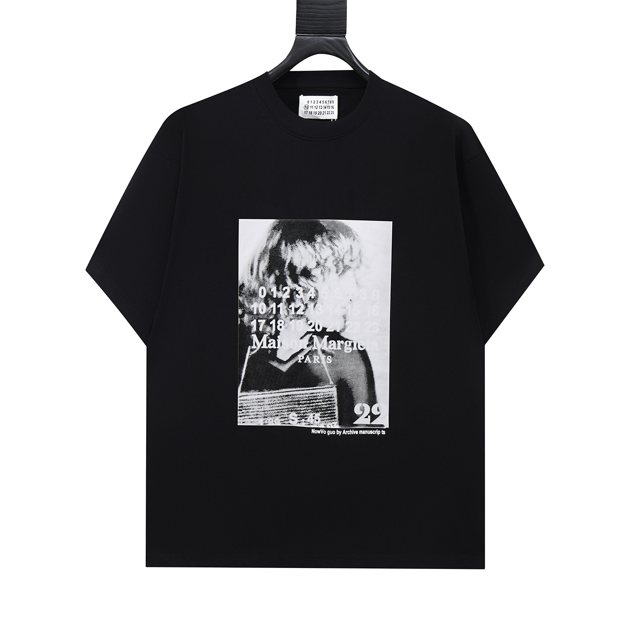 高版本MaisonMargiela/马吉拉 NEW vogeu人像数字印花短袖