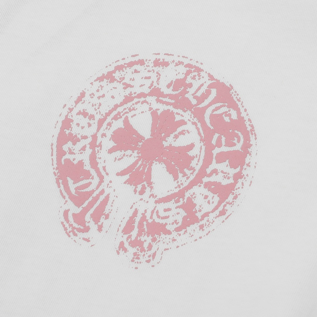 高版本Chrome Hearts 克罗心 涂鸦马蹄发泡印花短袖