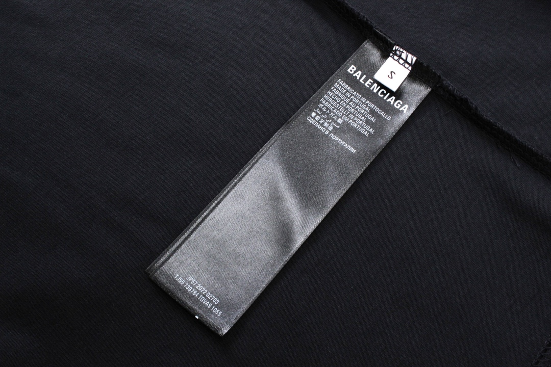 高版本BALENCIAGA/巴黎世家 落日铁塔印花短袖T恤