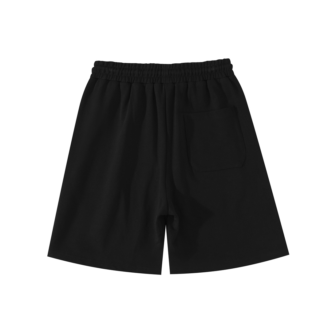 高版本BALENCIGA巴黎世家 刺绣logo短裤男女同款