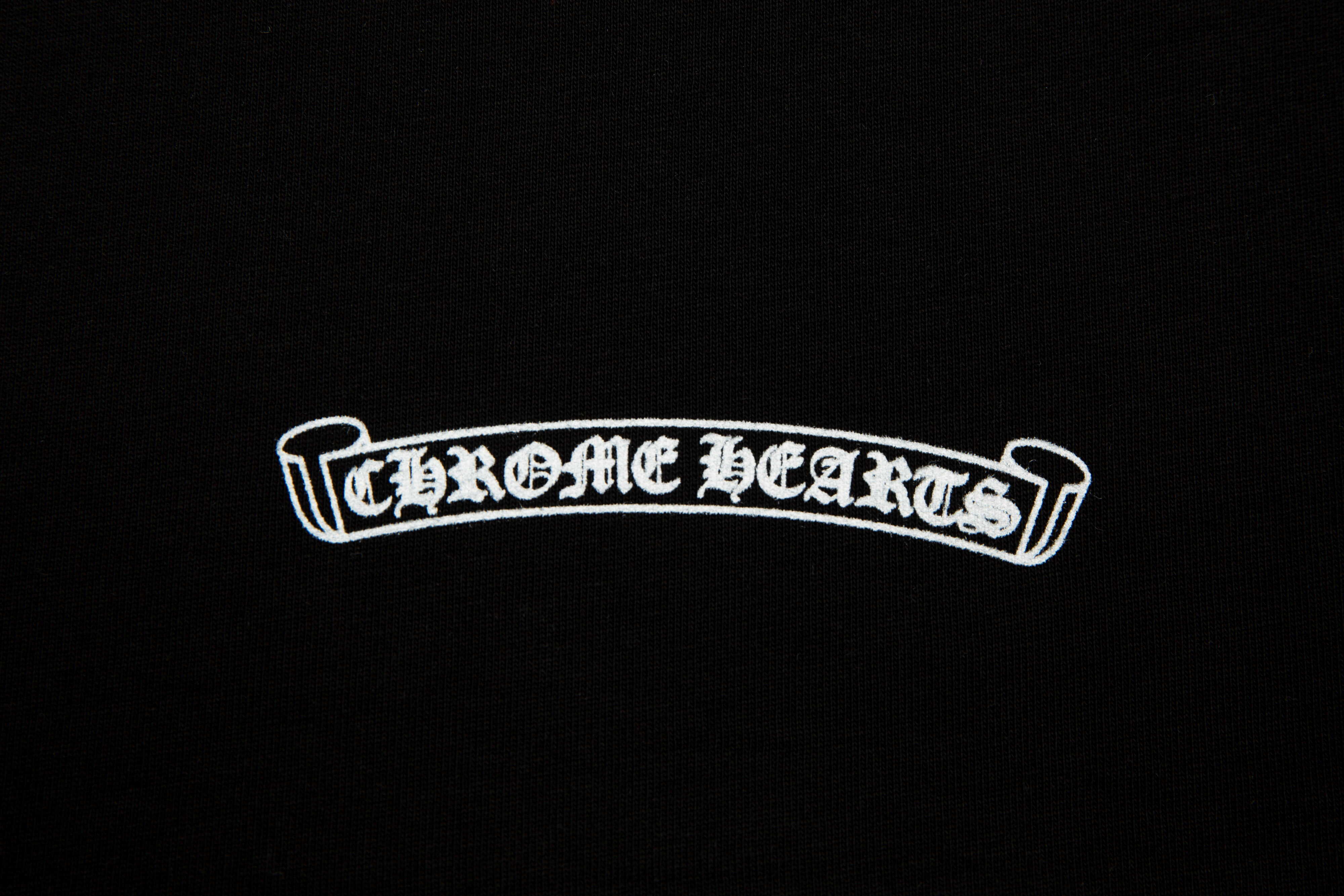 高版本Chrome Hearts 克罗心多彩重叠十字印花短袖
