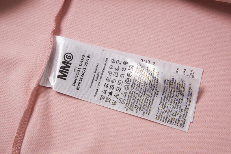 高版本MaisonMargiela/马吉拉 重影刺绣数字短袖男女同款