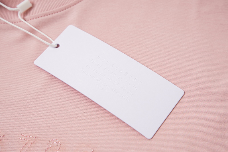 高版本MaisonMargiela/马吉拉 重影刺绣数字短袖男女同款