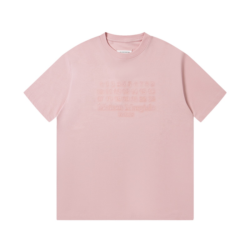 高版本MaisonMargiela/马吉拉 重影刺绣数字短袖男女同款