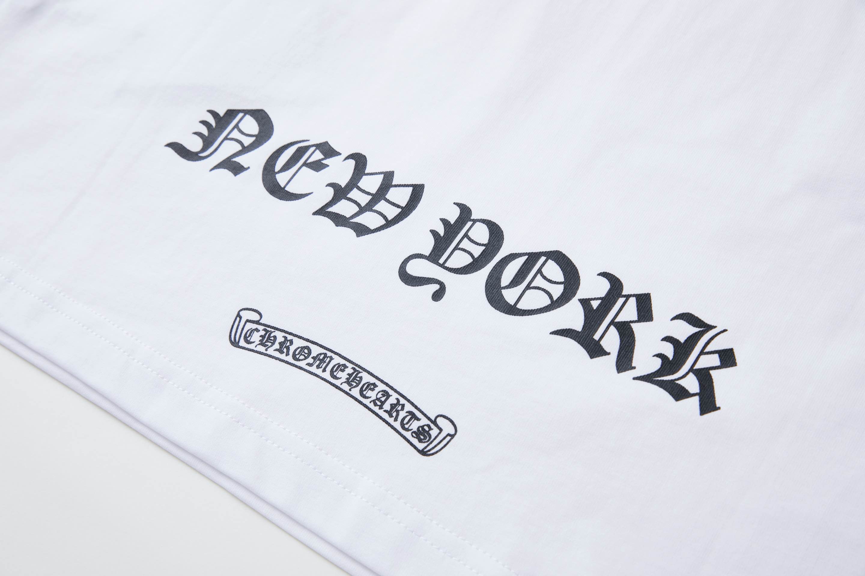 高版本Chrome Hearts 克罗心 梵文马蹄印花短袖