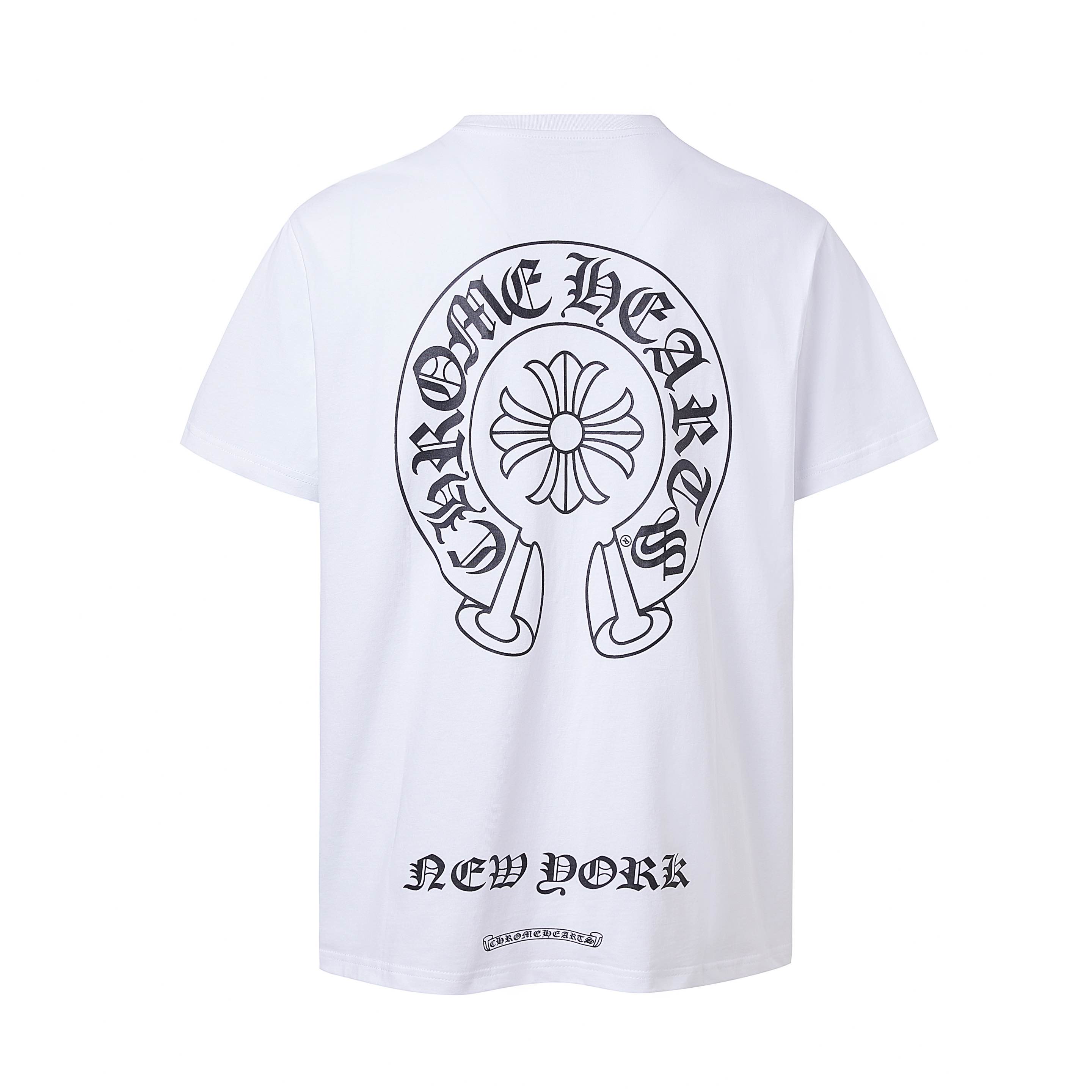 高版本Chrome Hearts 克罗心 梵文马蹄印花短袖