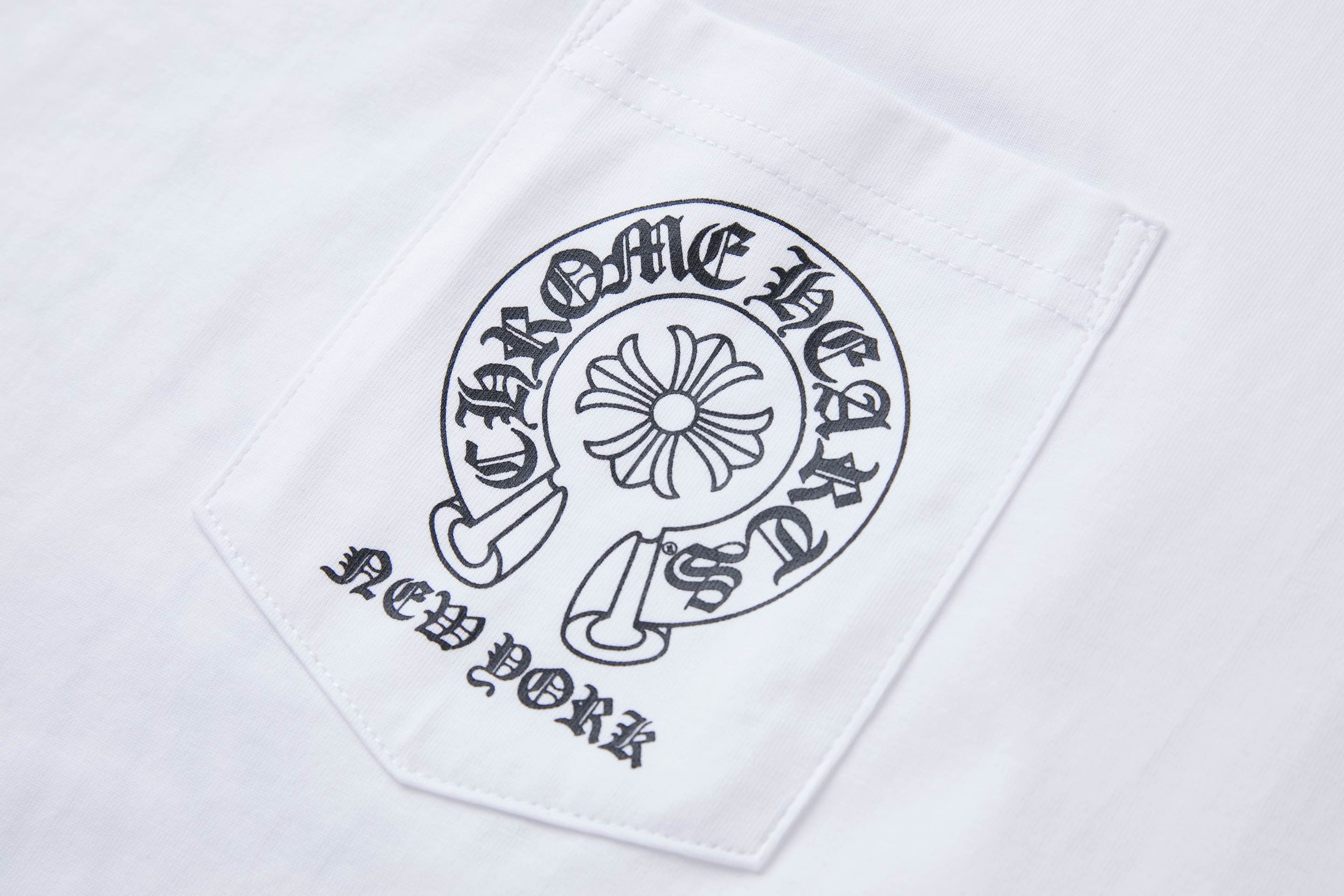 高版本Chrome Hearts 克罗心 梵文马蹄印花短袖