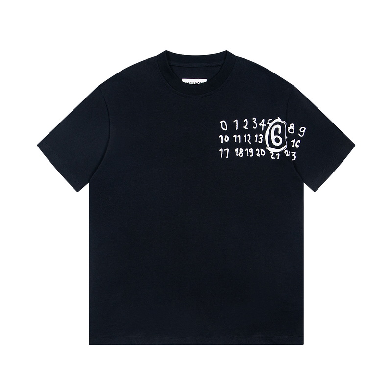 高版本MaisonMargiela/马吉拉 MM6数字印花短袖