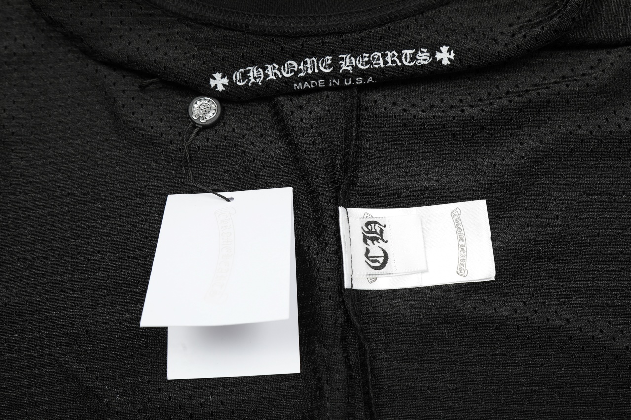 最高版本Chrome Hearts克罗心 梵文网眼冰球服短袖