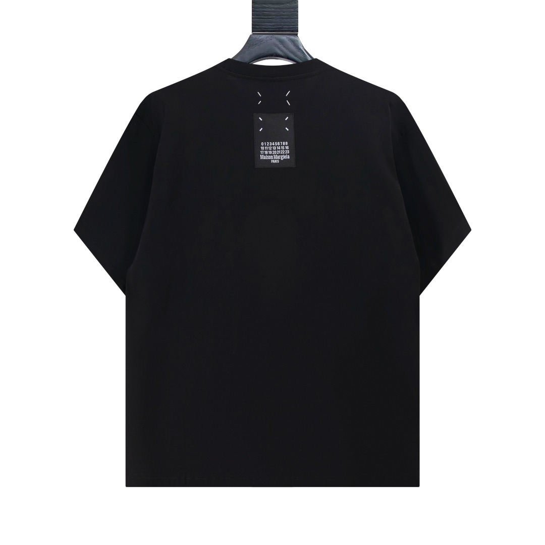 高版本MaisonMargiela/马吉拉 数字胶带印花短袖
