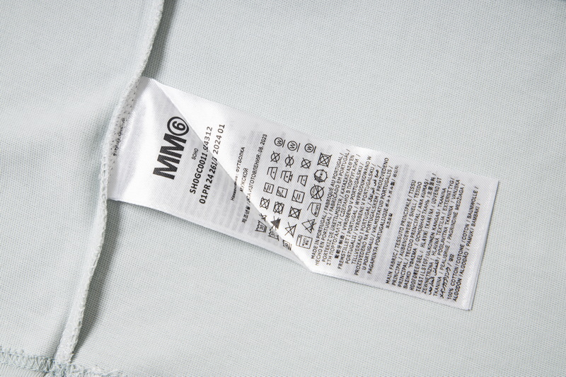 高版本MaisonMargiela/马吉拉 MM6发泡数字印花短袖