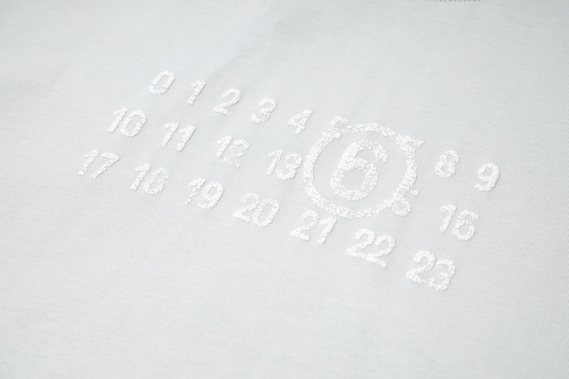 高版本MaisonMargiela/马吉拉 MM6发泡数字印花短袖