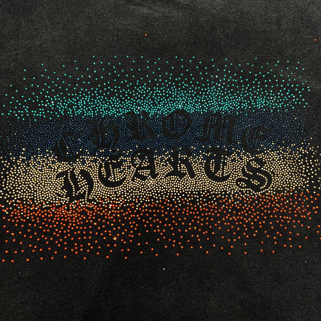 高版本Chrome Hearts克罗心 渐变烫钻梵文洗水做旧短袖