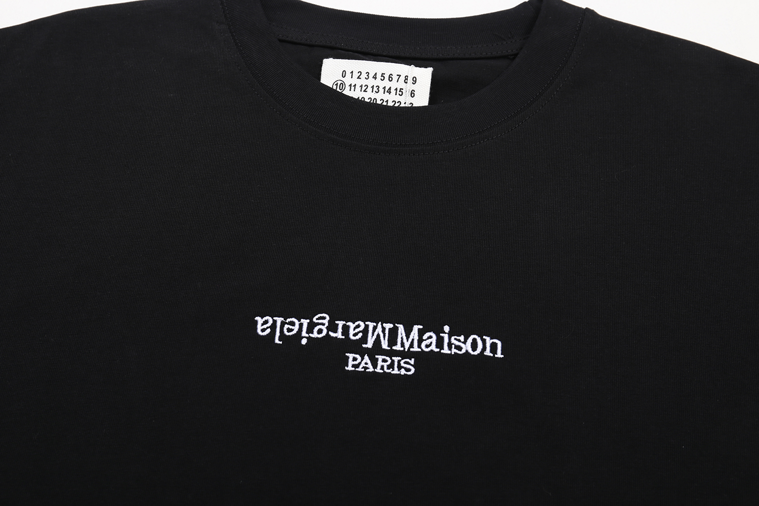 高版本MaisonMargiela/马吉拉 刺绣反字母logo短袖