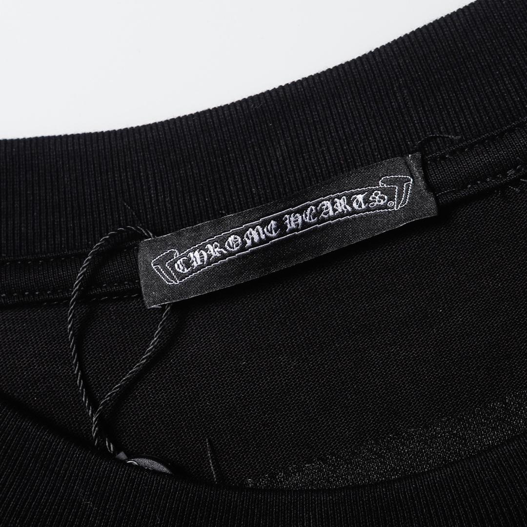 高版本Chrome Hearts克罗心 贴布刺绣马蹄短袖-Chinese UA Cheap High Quatity Brand Clothes Bags handbags Sneakers wholesale wholesaler seller from China Factory suppliers Fashion Clothing Shoes best Quality Beautiful Price 高版本Chrome Hearts克罗心 贴布刺绣马蹄短袖